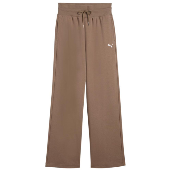 Puma Γυναικείο παντελόνι φόρμας Wardrobe Essentials Relaxed Wide Leg Sweatpants